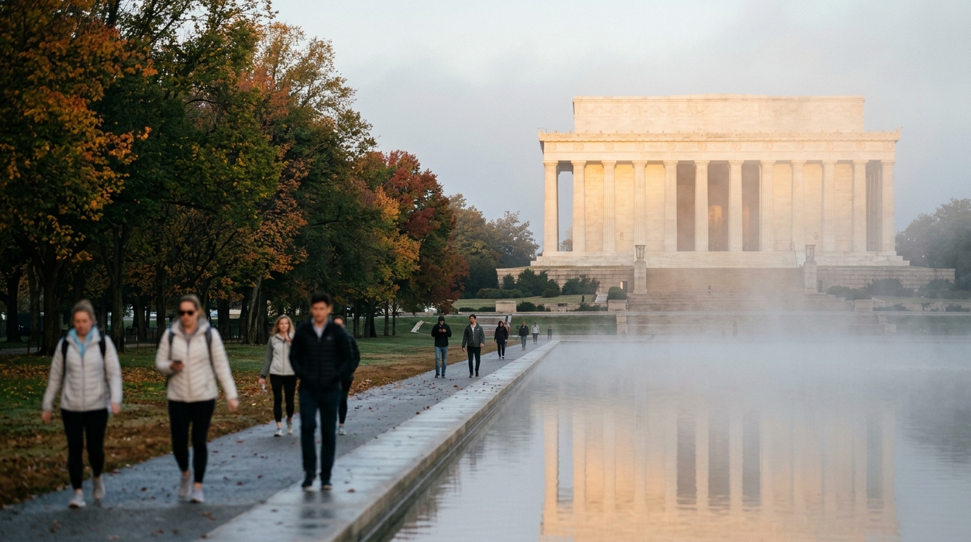 DMV Braces for Foggy, Chilly Start Before Monday Warms to Pleasant Low 70s