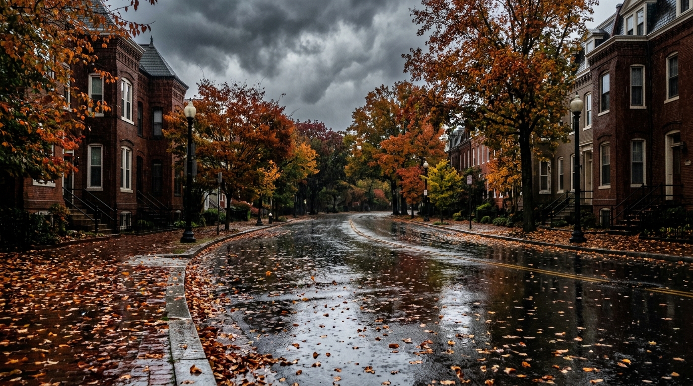 Sudden Autumn Chill Grips DC Area: Weekend Rain and Gusty Winds Mark End of Summer Warmth