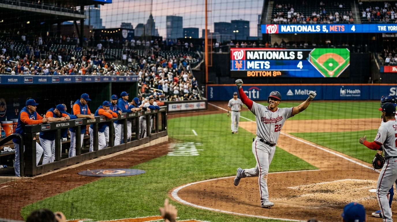 Nationals Secure April-Ending Win Against Struggling Mets, Close Month on Positive Note