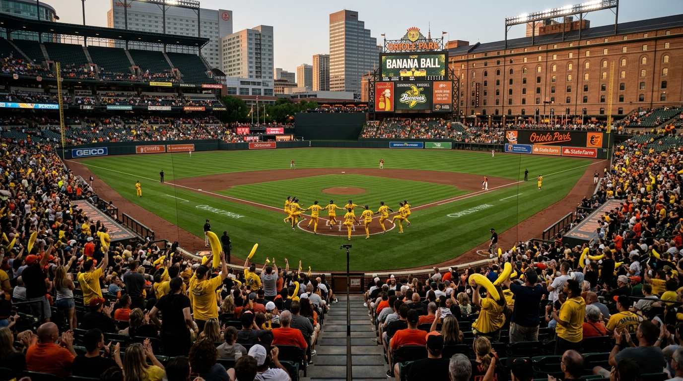 Banana Ball Brings Its High-Energy Show Back to Camden Yards This July