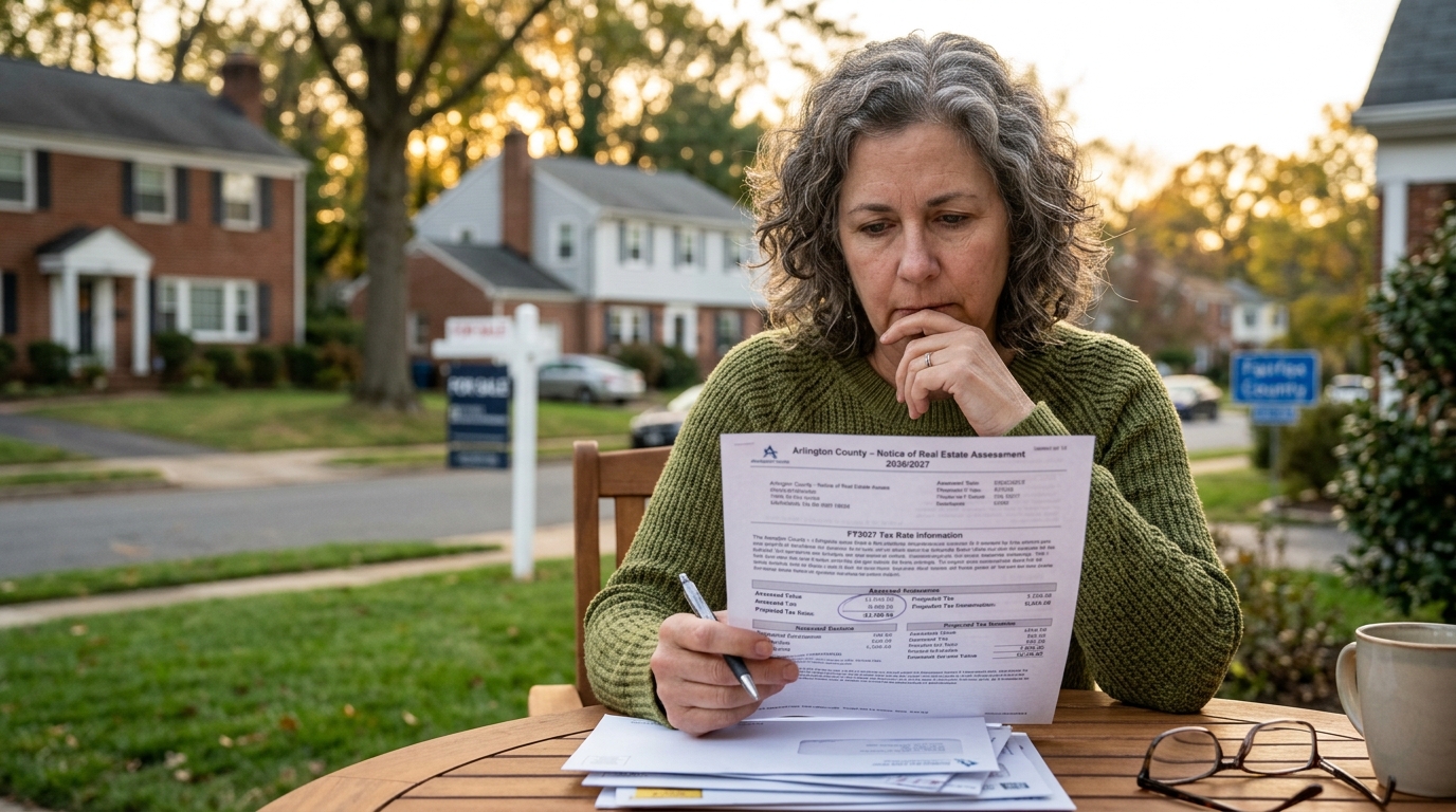 Arlington Homeowners Face FY2027 Real Estate Tax Hike While Fairfax Sees Decrease