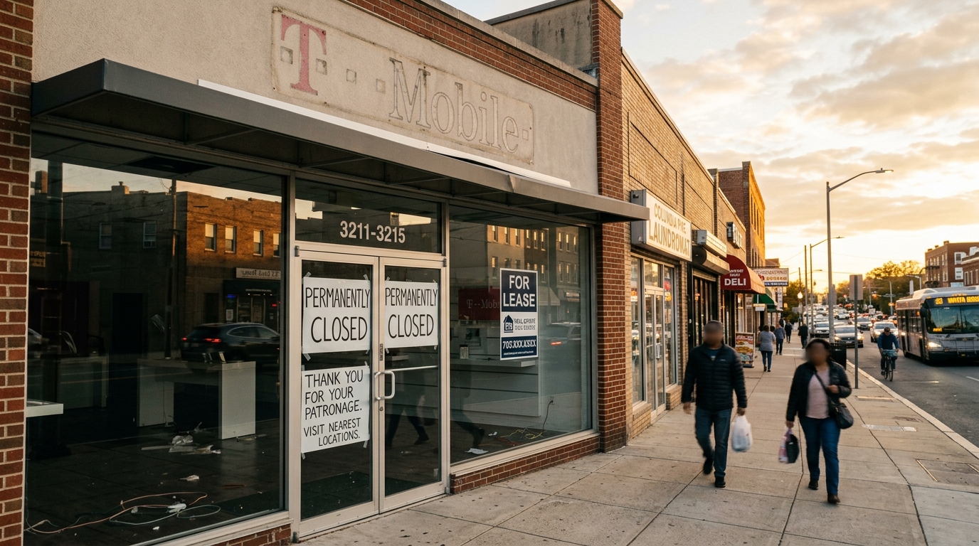 T-Mobile Store on Columbia Pike Shuts Down Permanently, Leaving Locals to Seek New Service Spots