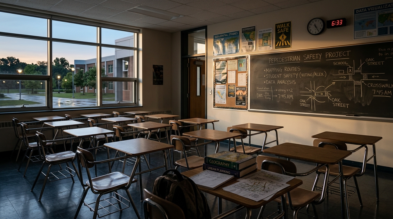 Northern Virginia High Schoolers Pioneer New Pedestrian Safety Map for Local Schools