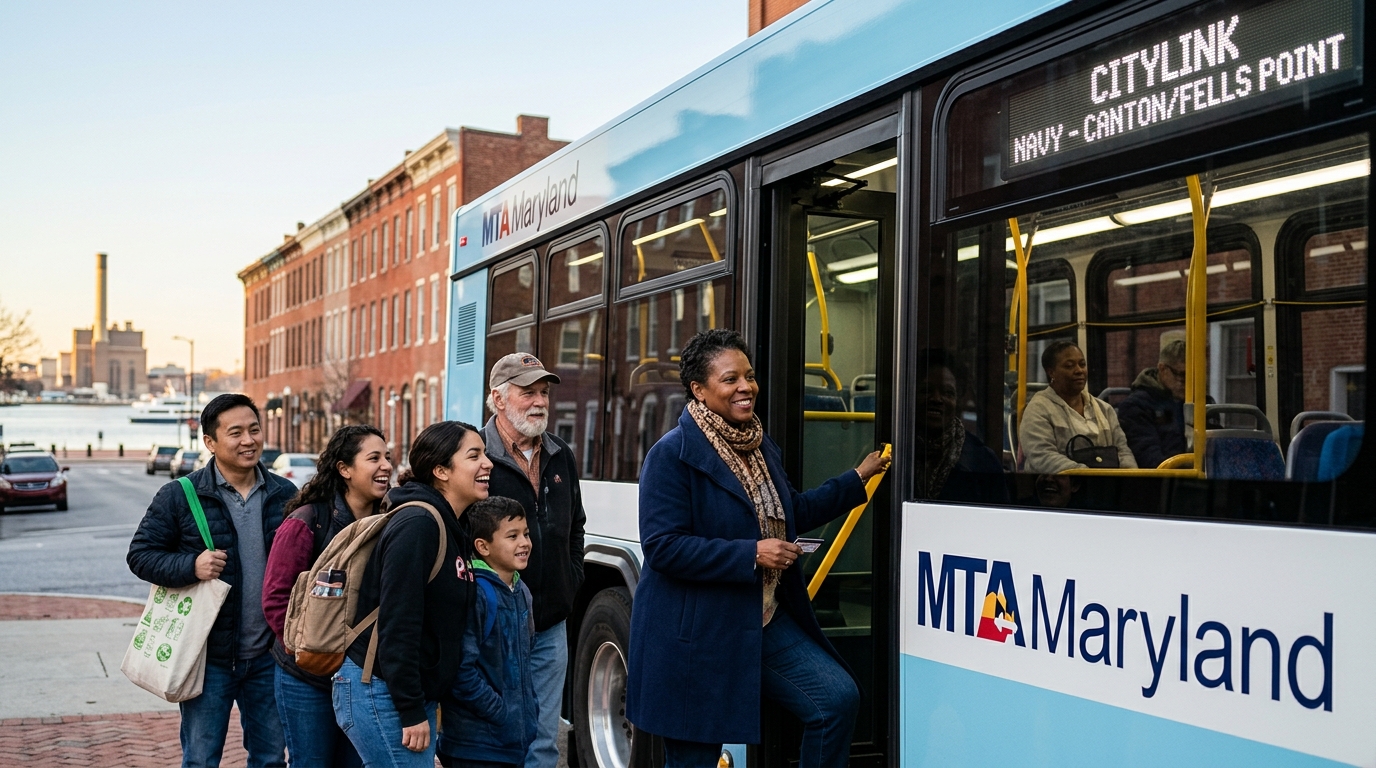 Baltimore Commuters Embrace Free Transit as Gas Prices Surge, Fueling Economic Uncertainty