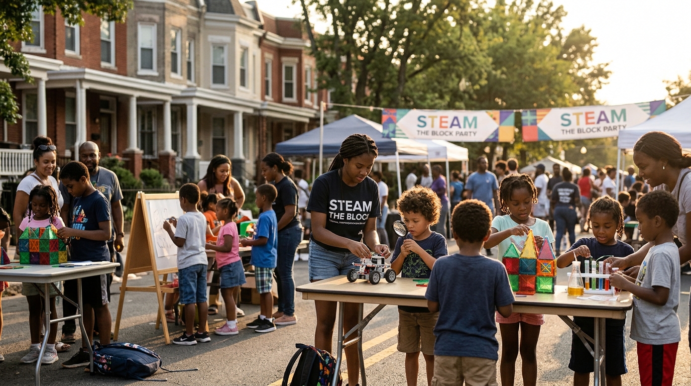 Free STEAM Block Party Ignites Curiosity for DC Youth