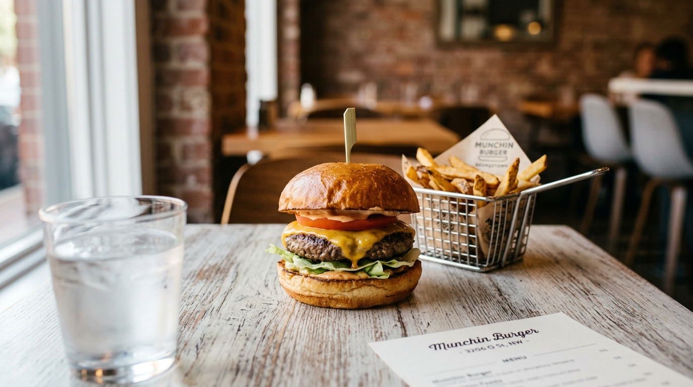 Munchin Burger Brings Riverdale Flavors to Georgetown's O Street