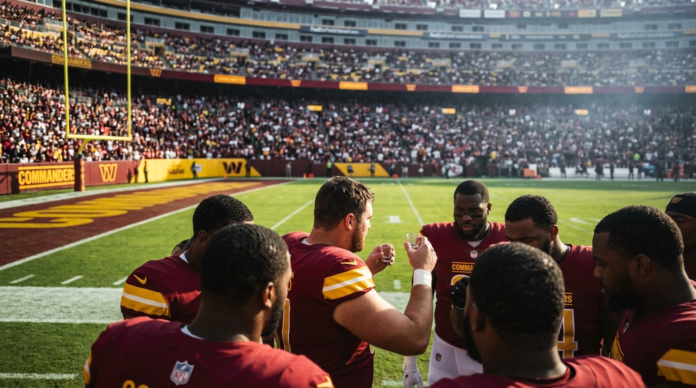 Commanders Linebackers Reportedly Engage in Pre-Game Shot Ritual