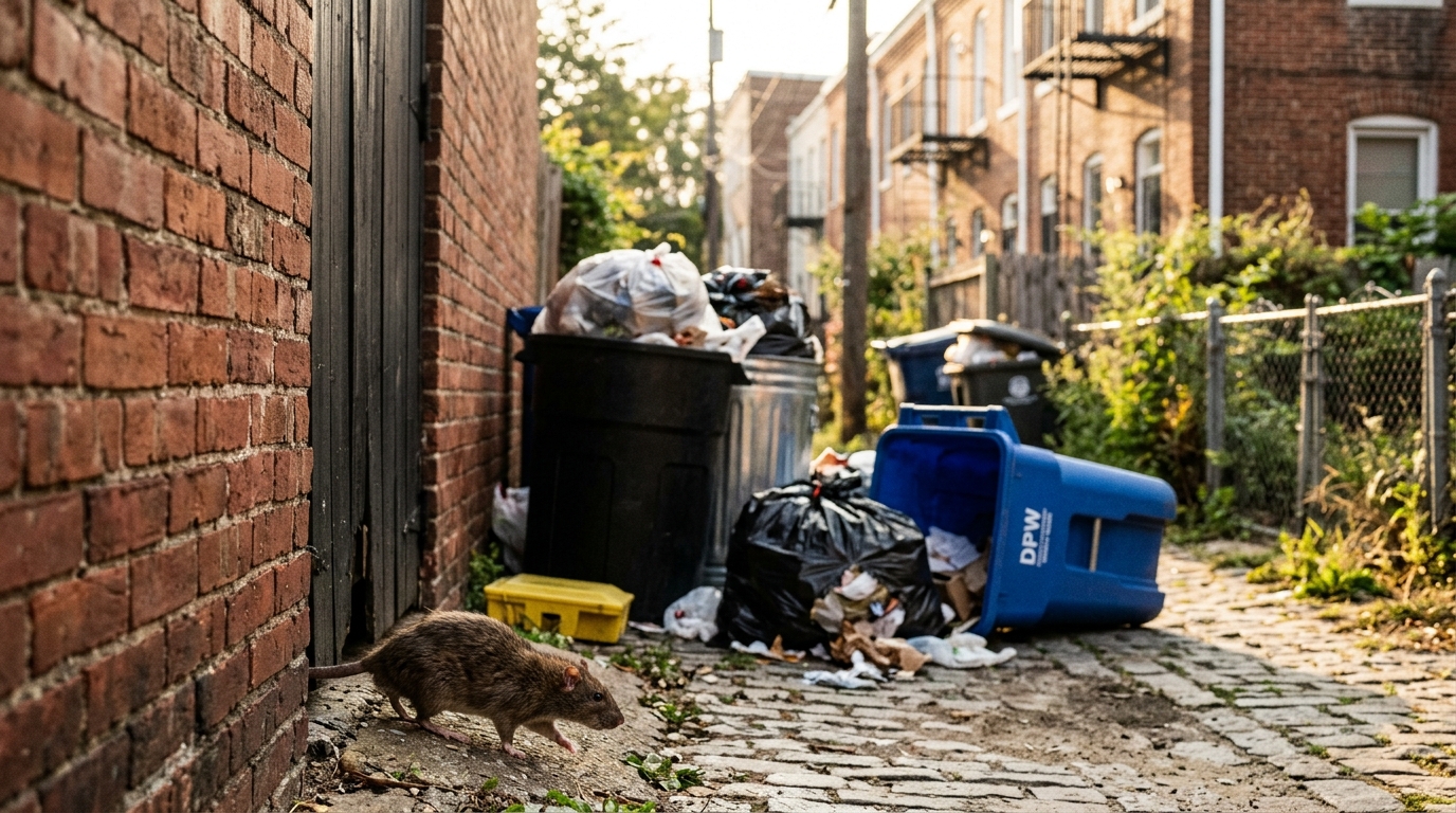 D.C. Row House Residents Grapple with Persistent Rat Problem Fueled by Neighbor's Trash