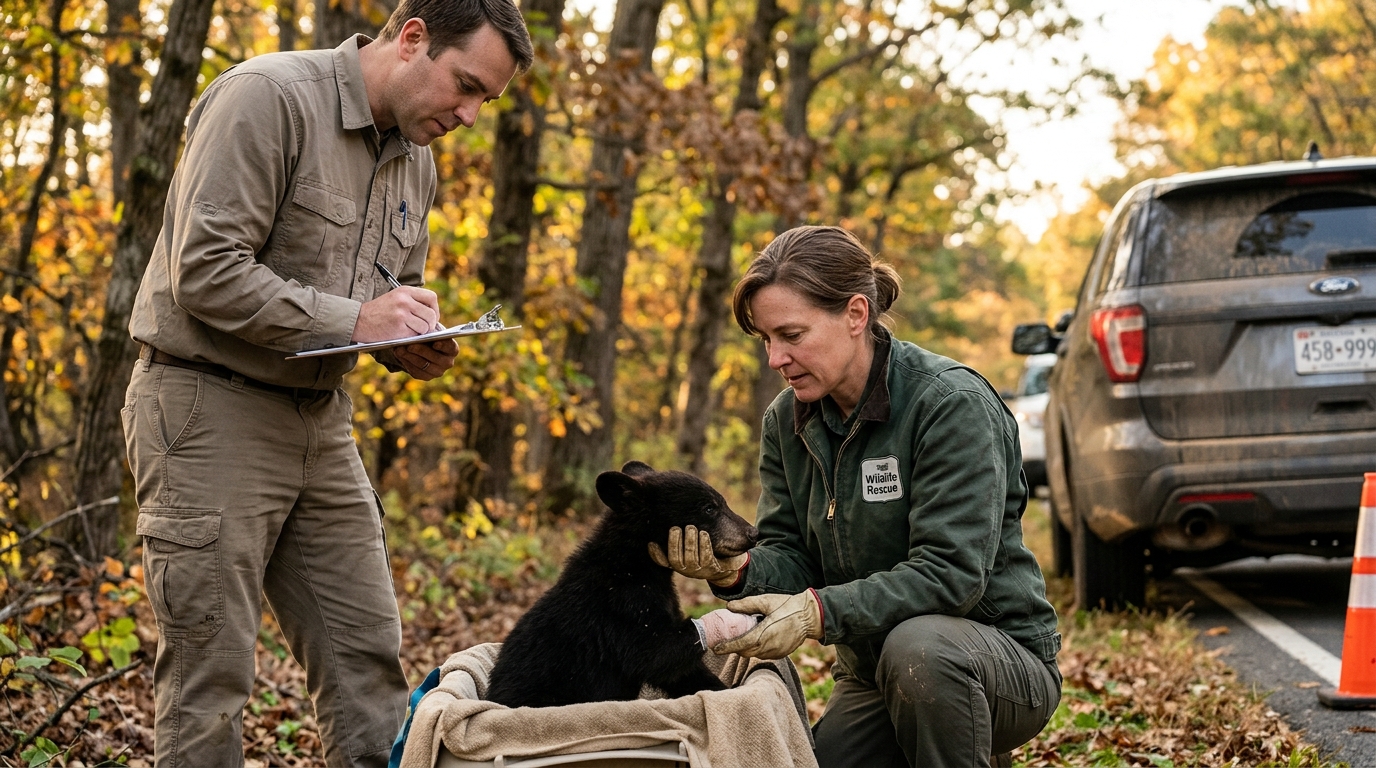 Injured Bear Cub Rescue Highlights Spring Wildlife Challenges in the DMV