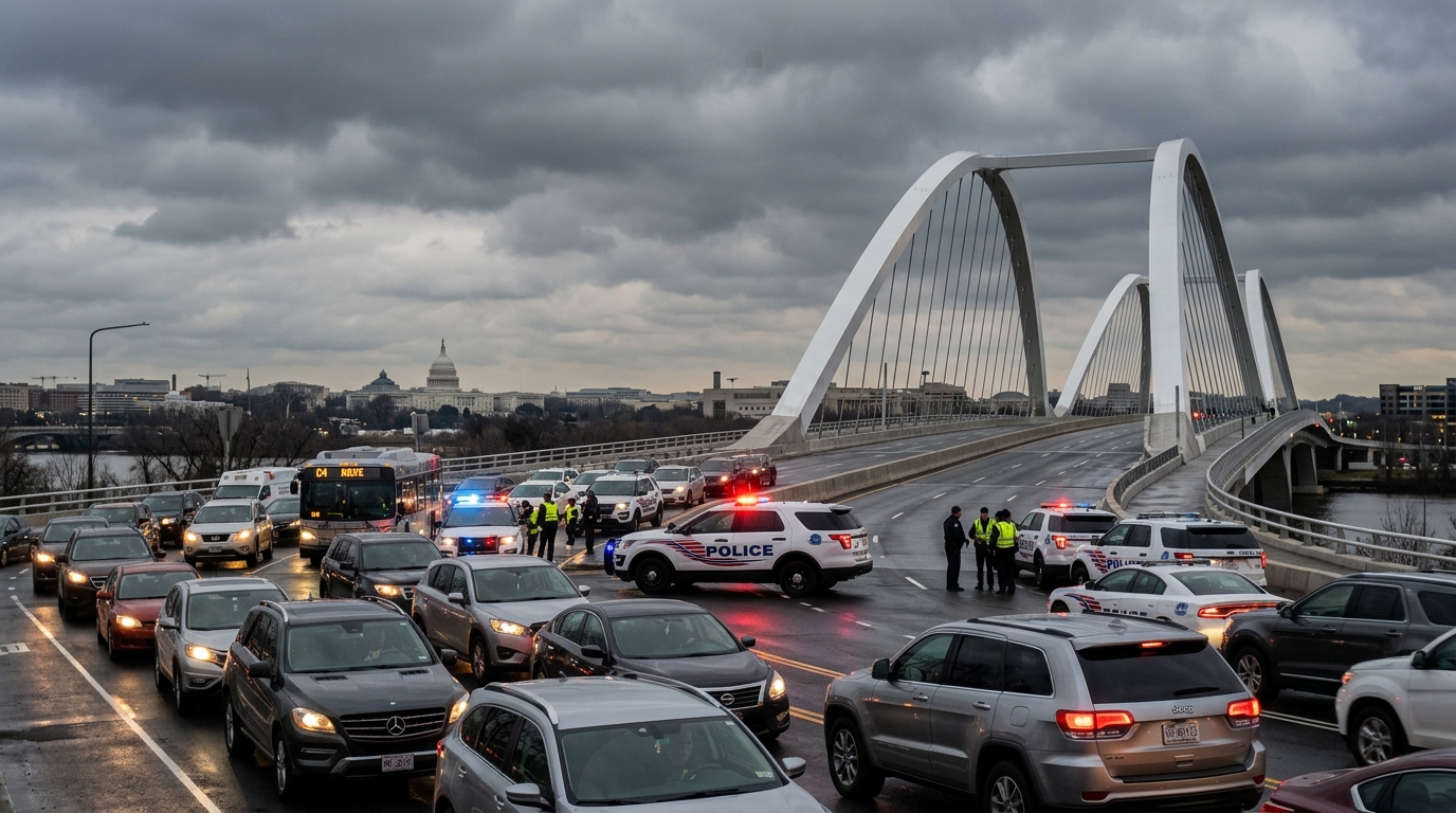 Frederick Douglass Bridge Shut Down as Police Respond to Person on Structure