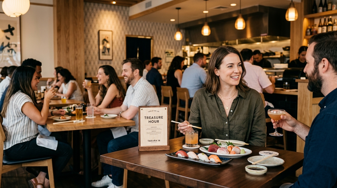 Takara 14 Unveils Mysterious "Treasure Hour" on D.C.'s Vibrant 14th Street NW
