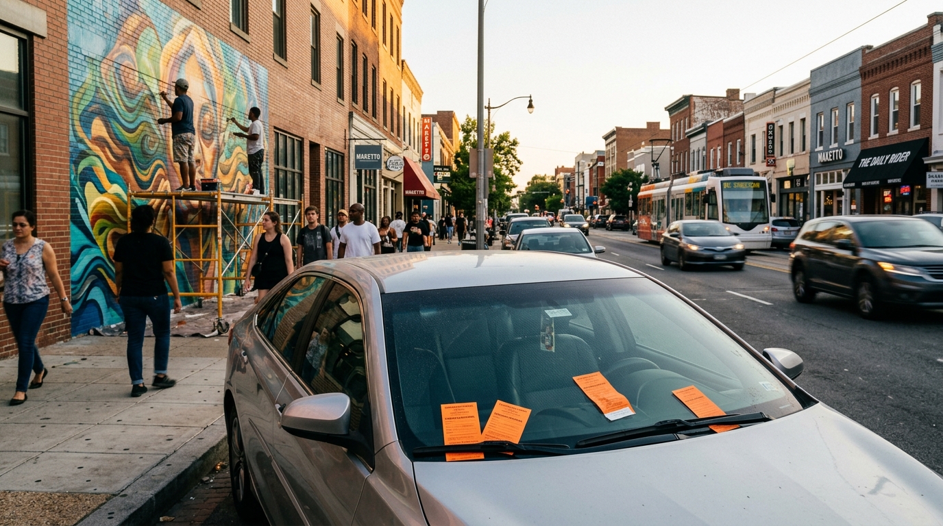 H Street, NE Vehicle Racks Up Nearly $2,000 in Tickets, Sparks Enforcement Buzz