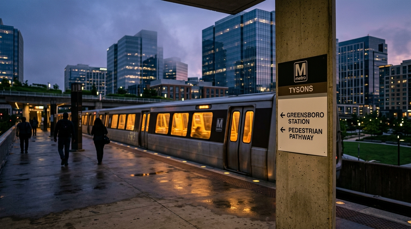 Tysons Unveils New Pedestrian Pathways and Metro Wayfinding to Tackle Traffic Woes
