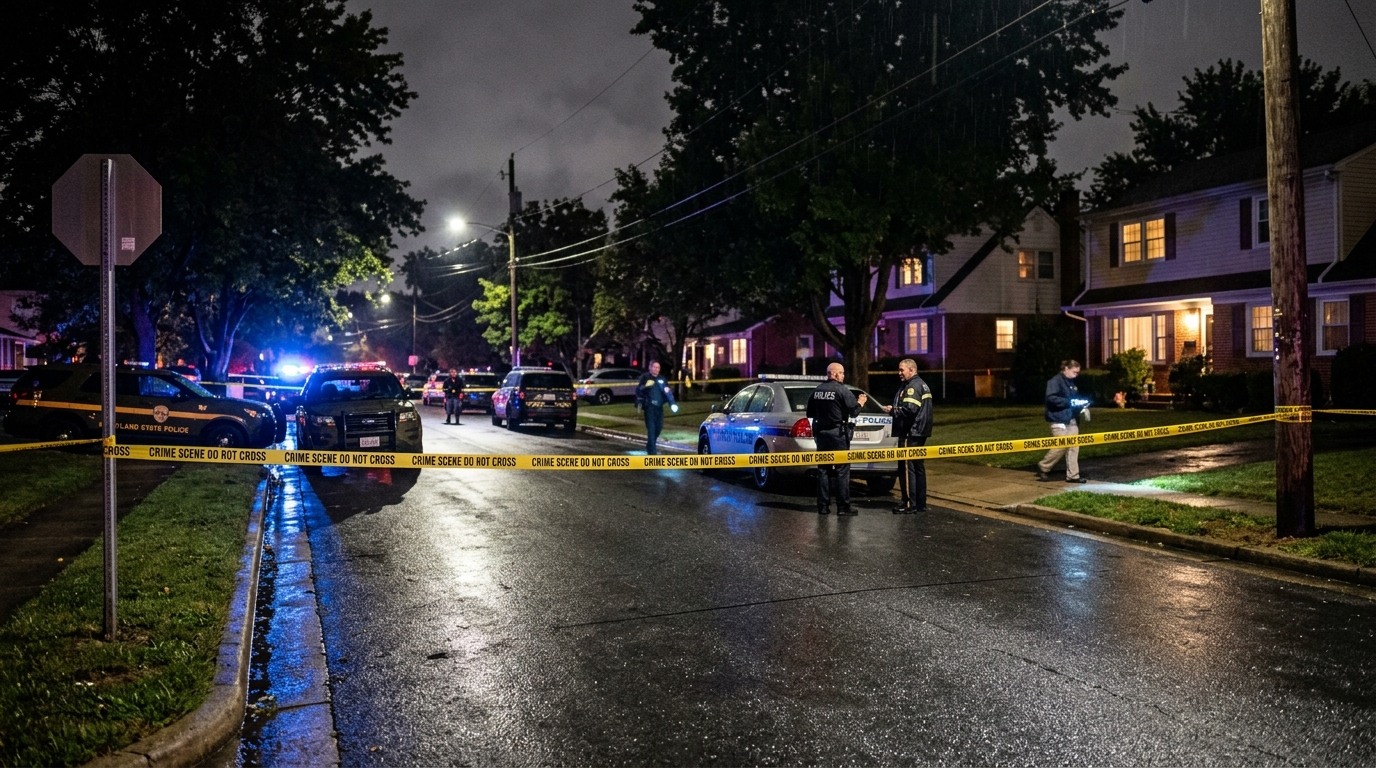 Man Hospitalized After Officer-Involved Shooting in Maryland, Investigation Underway