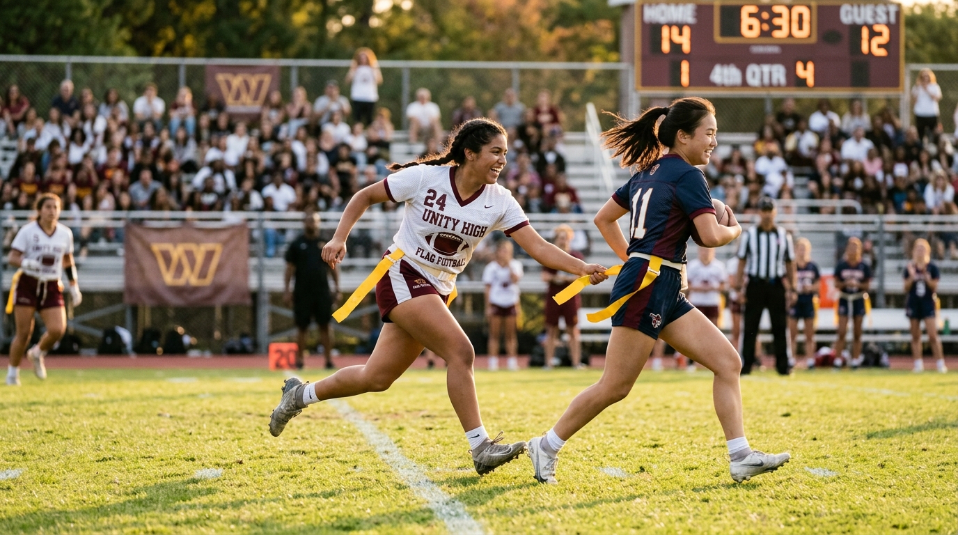 Maryland Scores Big: Girls Flag Football Officially Sanctioned, Commanders Lend Key Support