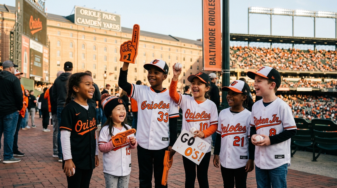 Baltimore's Littlest Orioles Fans Show Their Pride, Fueling Regional Spirit