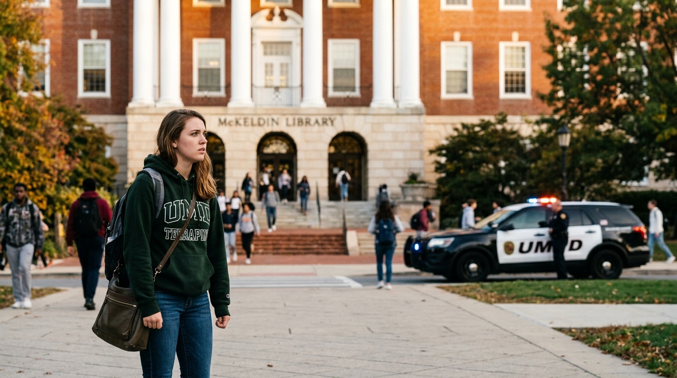 UMD Police Seek Man in McKeldin Library Indecent Exposure, Voyeurism Case