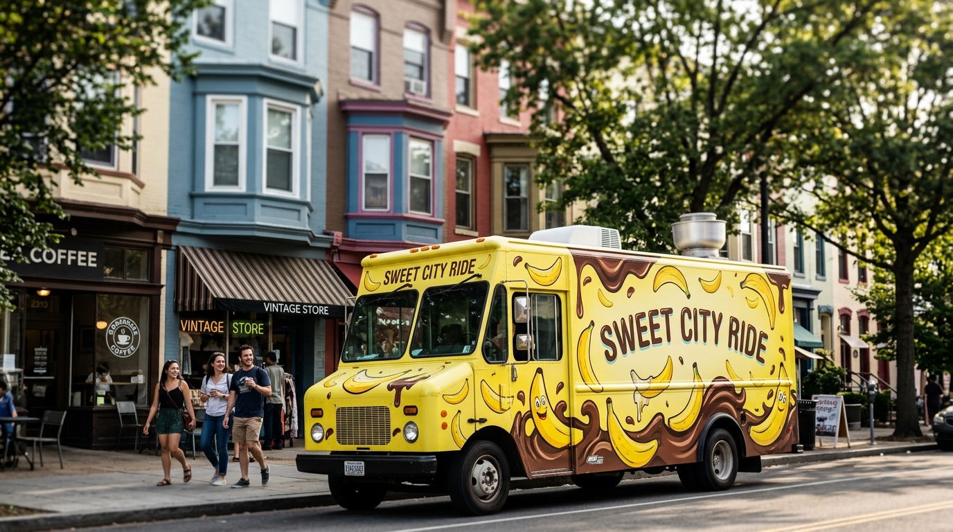 Mystery Banana-Flavored Truck "Sweet City Ride" Spotted Cruising DC Streets