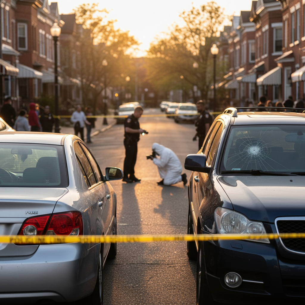 Gunshots Reported in Columbia Heights, Two Vehicles Damaged