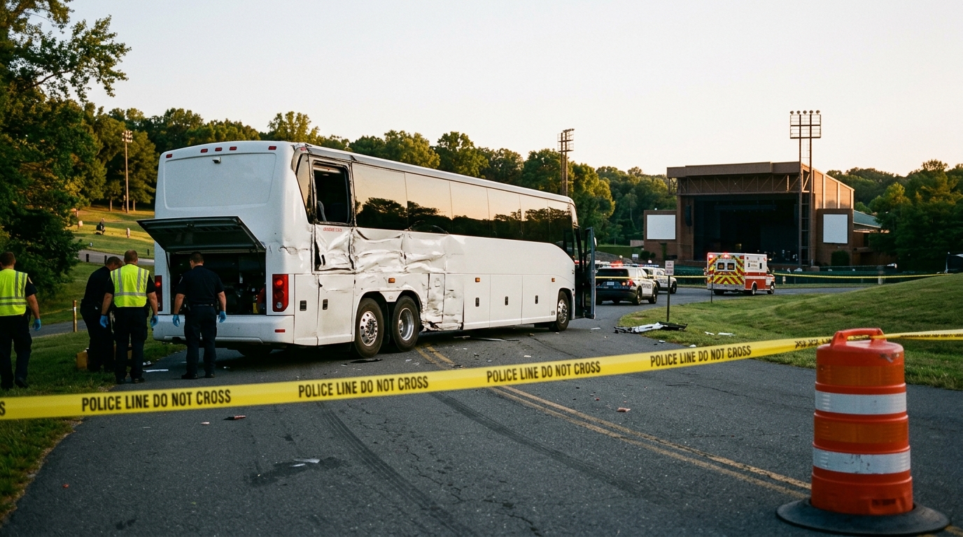 Tragedy Strikes Wolf Trap: Man Killed After Tour Bus Collapse Cancels Thursday Show