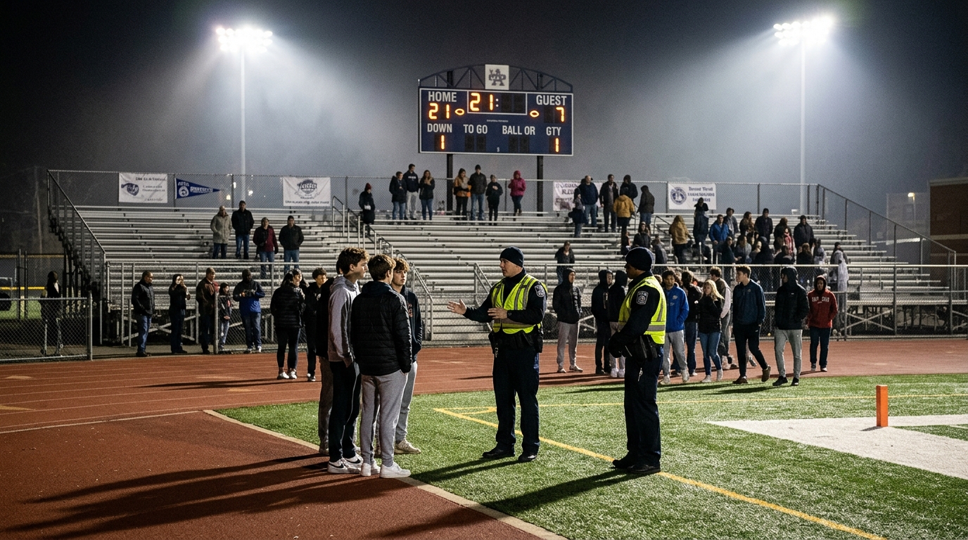 Police Disperse Fights After Alexandria City High School Football Win