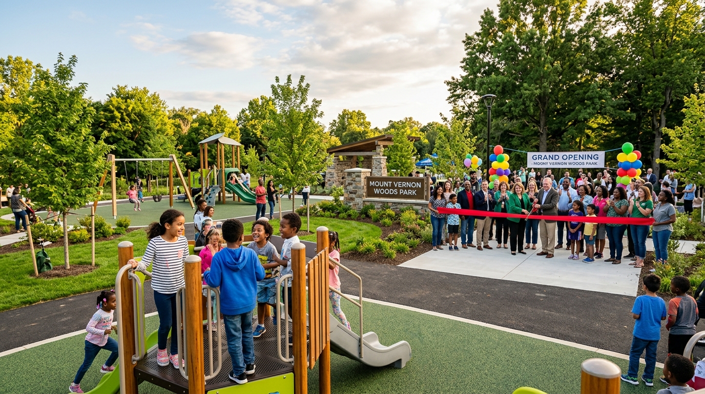 Mount Vernon Woods Park Unveils Major Renovations, Grand Opening Set for This Weekend in Fairfax County