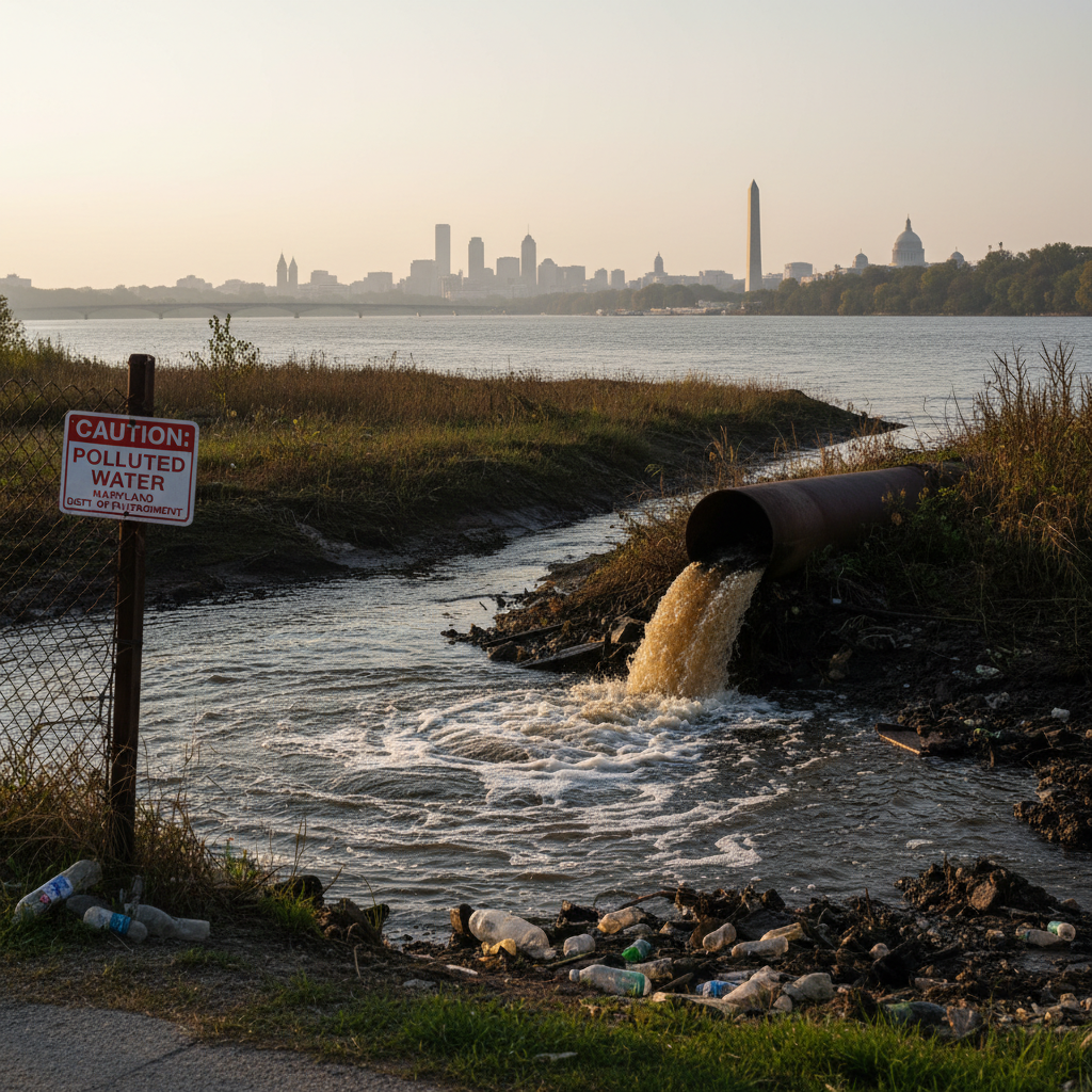 Maryland Sues DC Water Over Multi-Million-Gallon Potomac River Sewage Leak