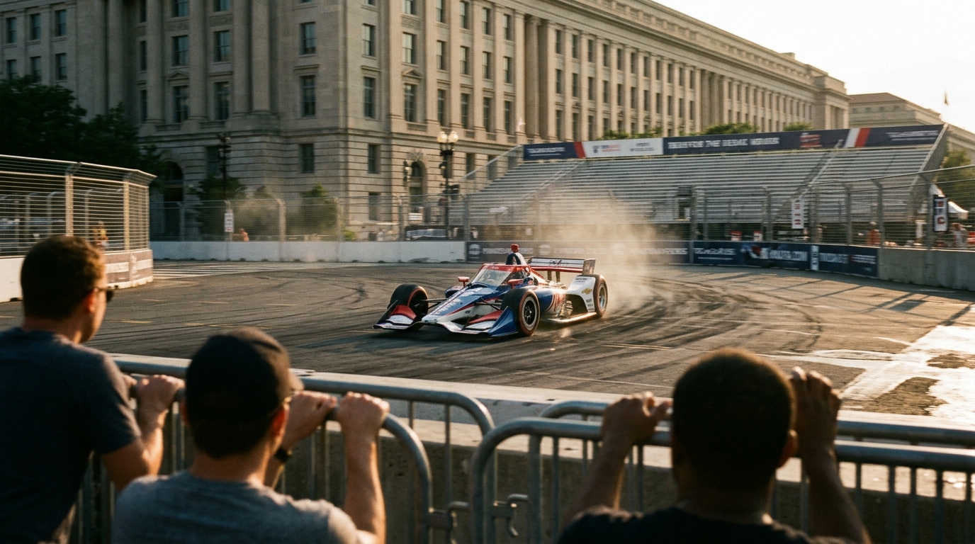 Kyle Kirkwood Speeds to Victory in Downtown D.C. IndyCar Race, Kicking Off U.S. 250th Birthday Celebrations