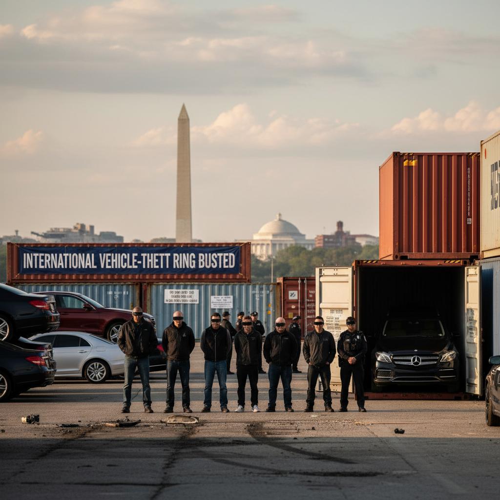 Six Charged in International Vehicle-Theft Ring Exporting Stolen Cars from Washington, DC