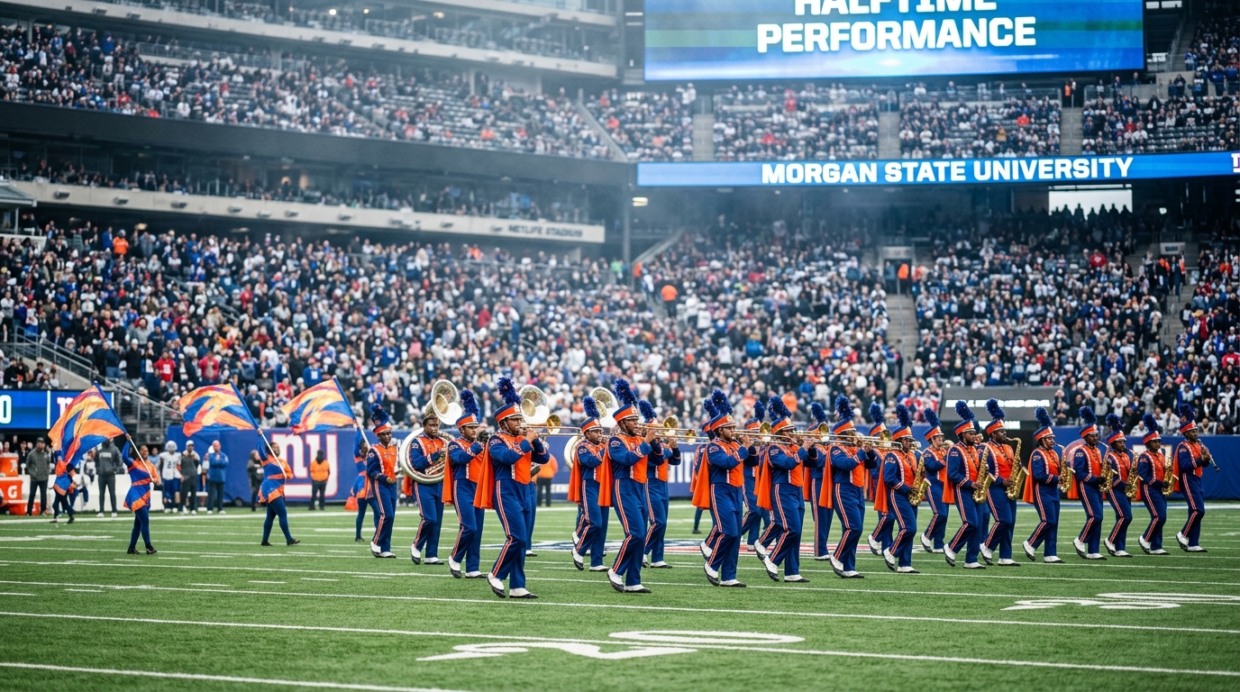 Morgan State University's Marching Band Set for National Spotlight at Giants-Cowboys Halftime