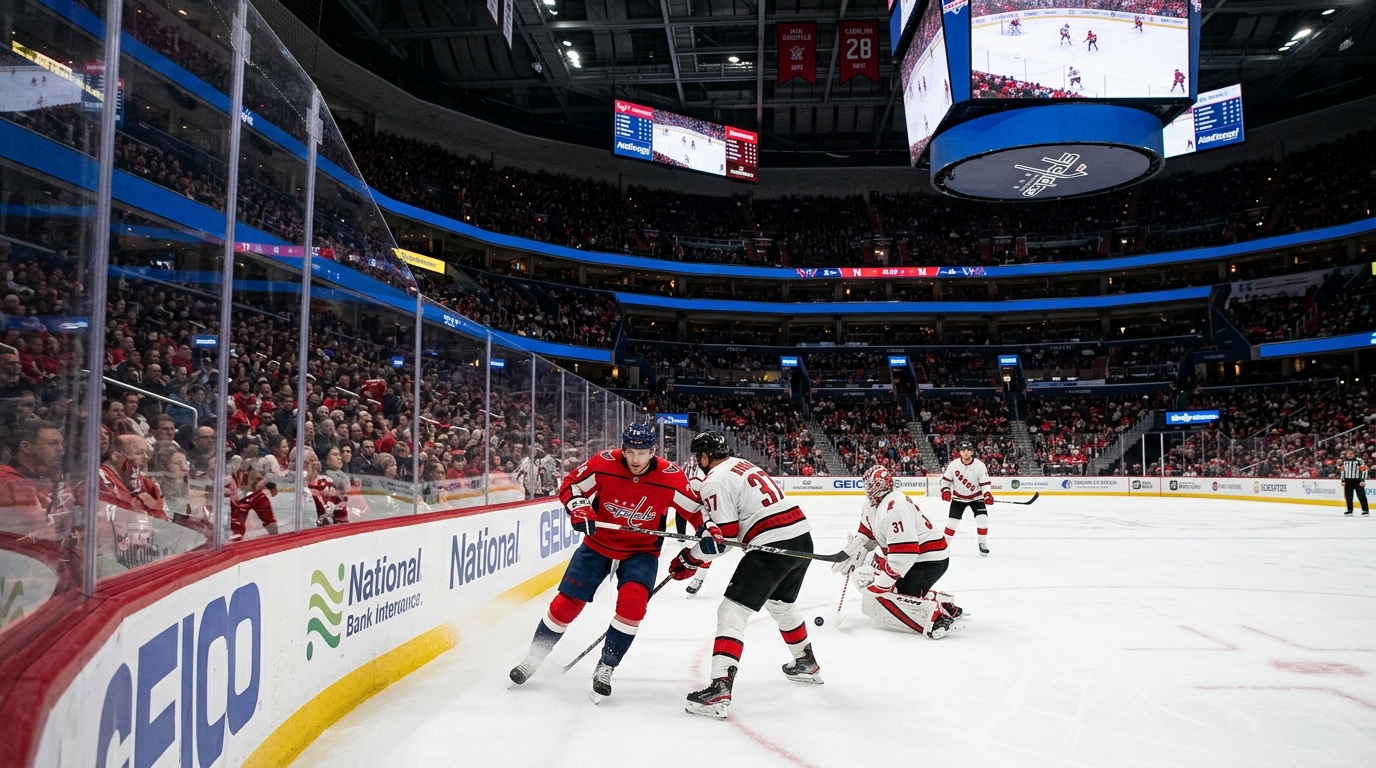 Capitals Fall 4-2 to Hurricanes as Svechnikov Nets Two Goals