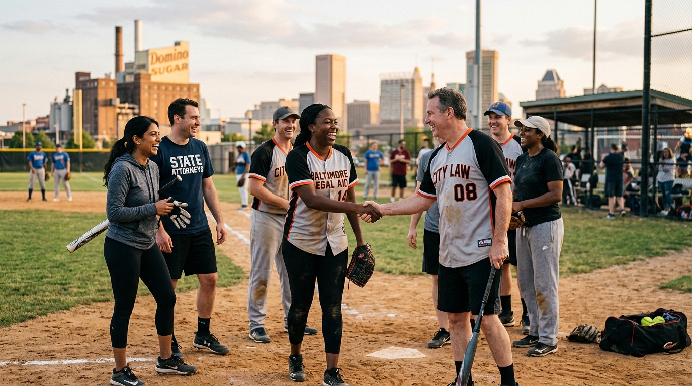 Baltimore Lawyers Trade Briefs for Bats in Decades-Old Softball League