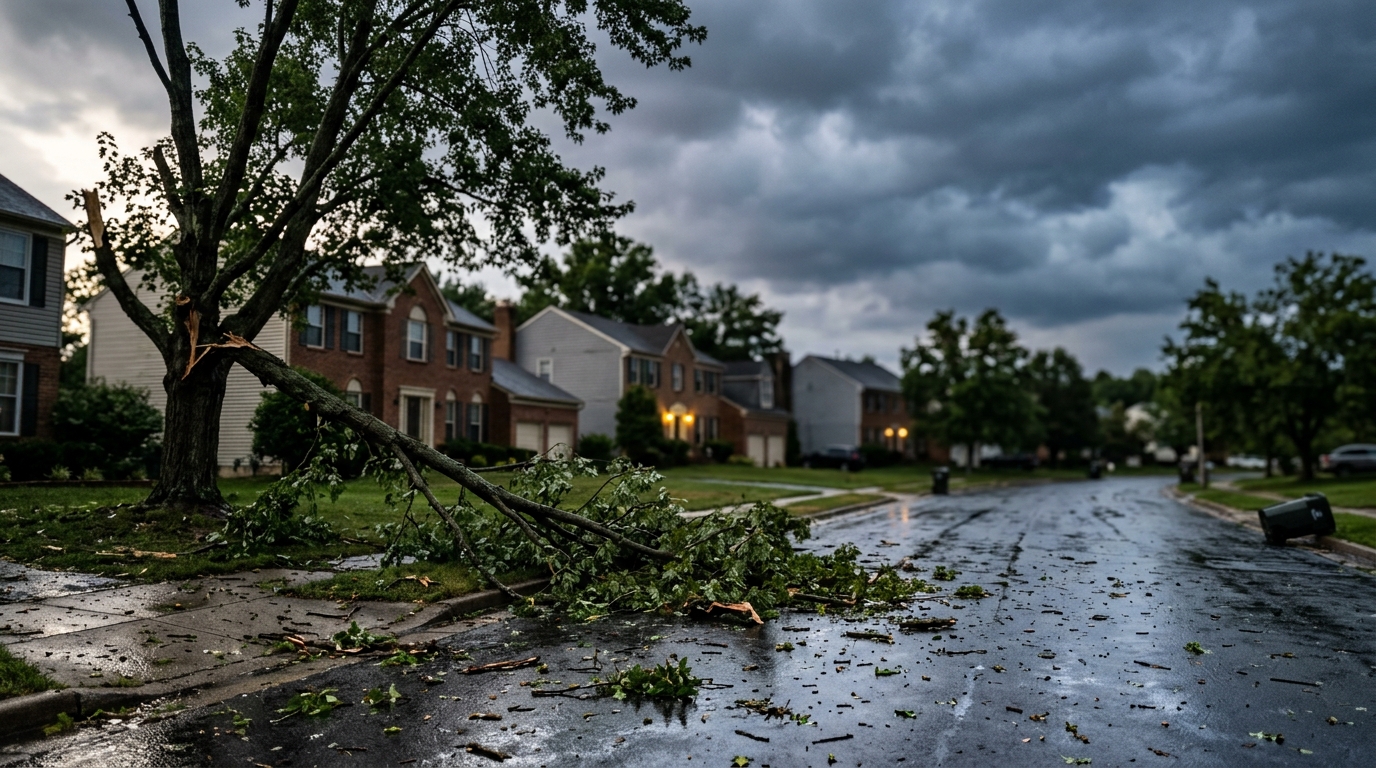 Sunday Storm Leaves Trail of Damage, Disrupts Weekend Across the DMV