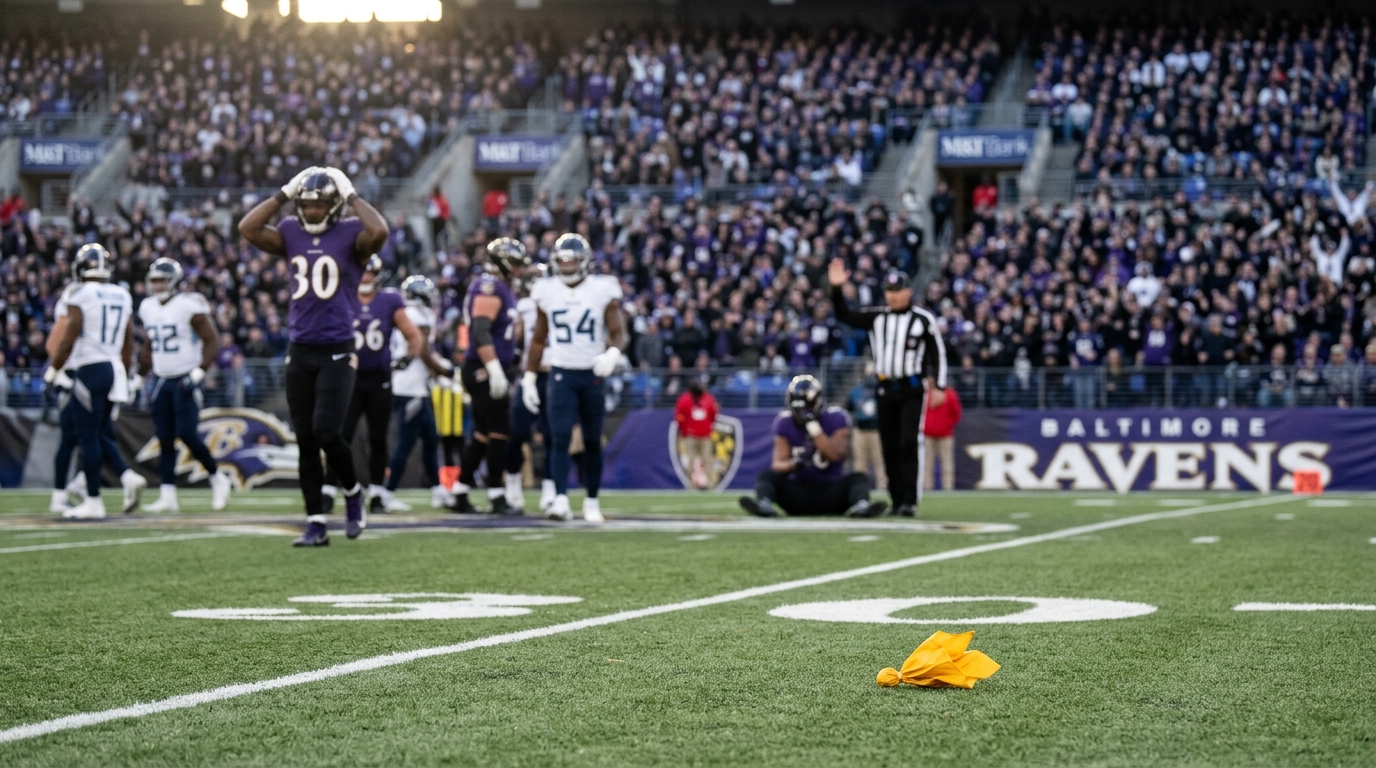 Ravens Flagged Down: Despite Focus, Penalties Continue to Plague Baltimore's Season
