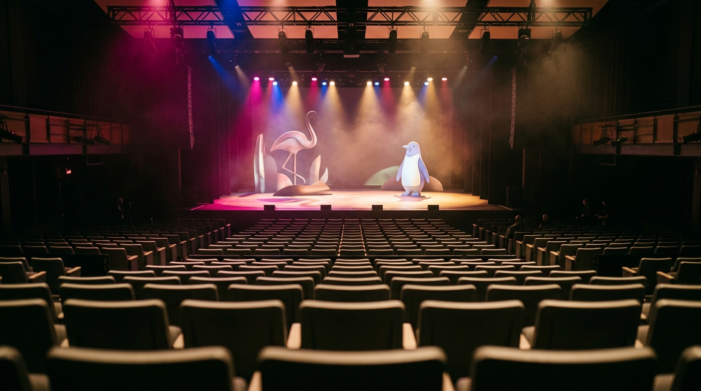 ARTECHOUSE Reopens in DC with Whimsical Interactive Exhibit Featuring Dancing Flamingos and a Talking Penguin