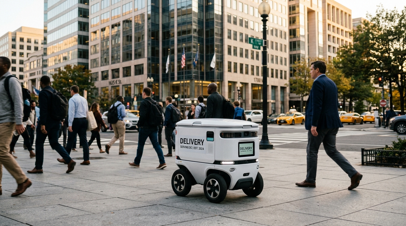 Mystery Robot Rolls Down K Street: What Was That Downtown D.C. Device?