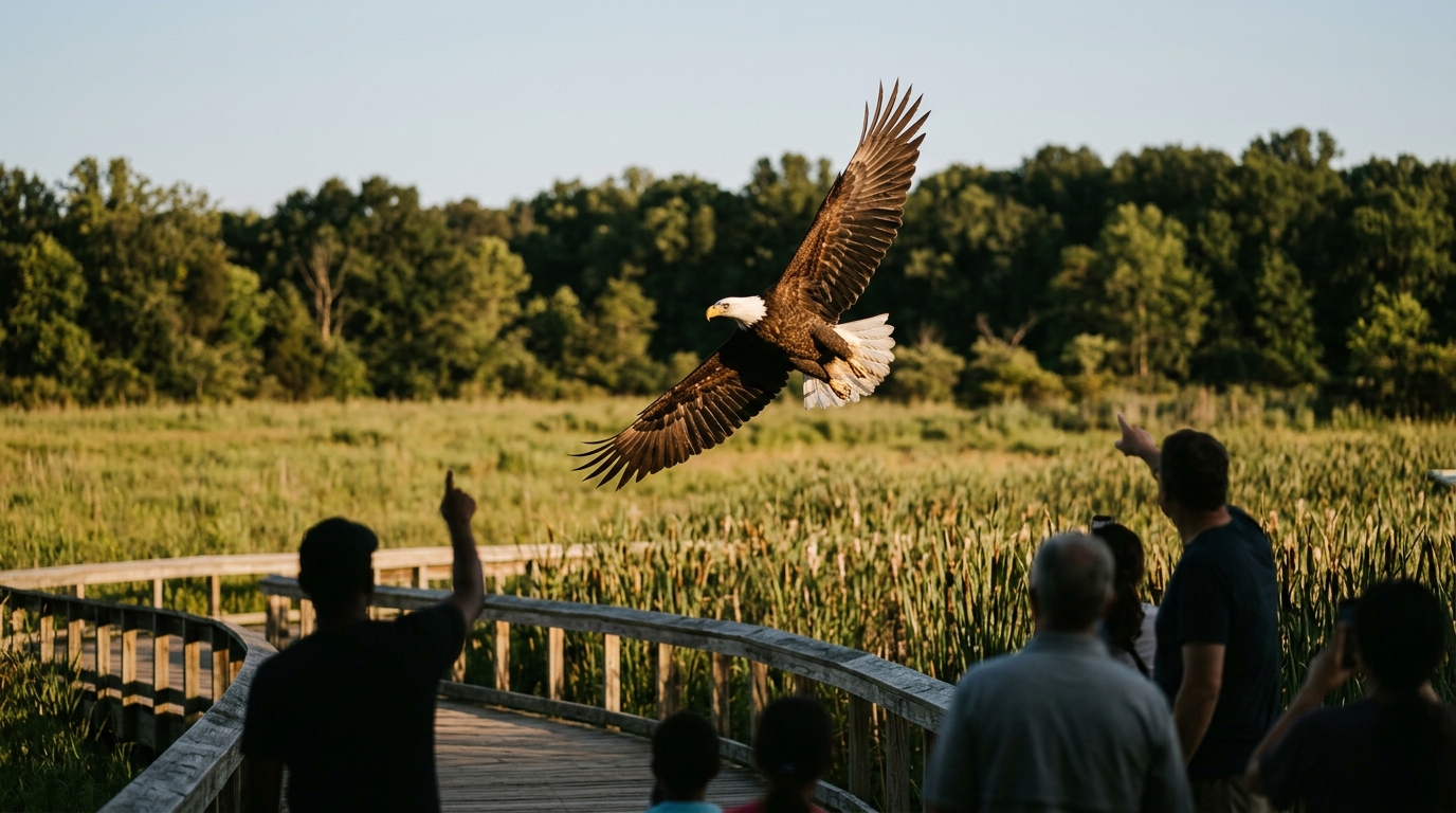 Injured Bald Eagle Soars Free in Fairfax County After Months of Recovery