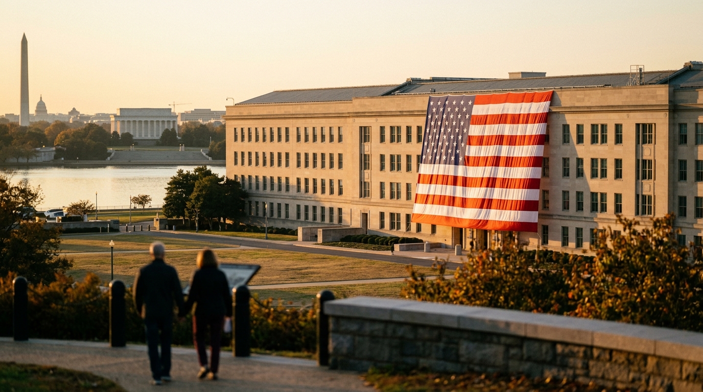 Pentagon Unfurls Flag to Mark 25 Years Since 9/11 Attacks, Honoring Lives and Resilience in the DMV