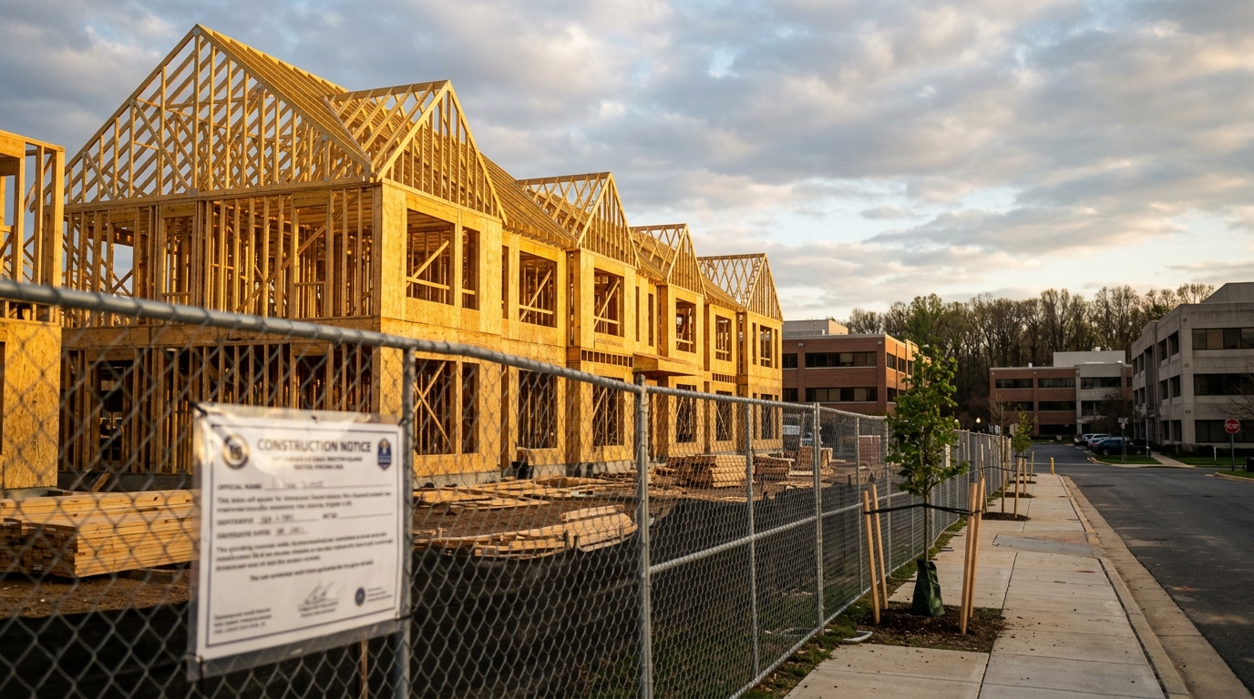 Fairfax Supervisors Greenlight More Townhomes Near Reston's Isaac Newton Square