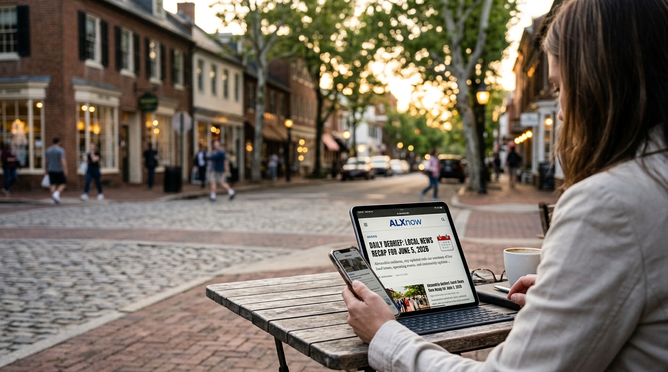 ALXnow Publishes Daily Debrief for Alexandria Residents, Recapping Local News and Events