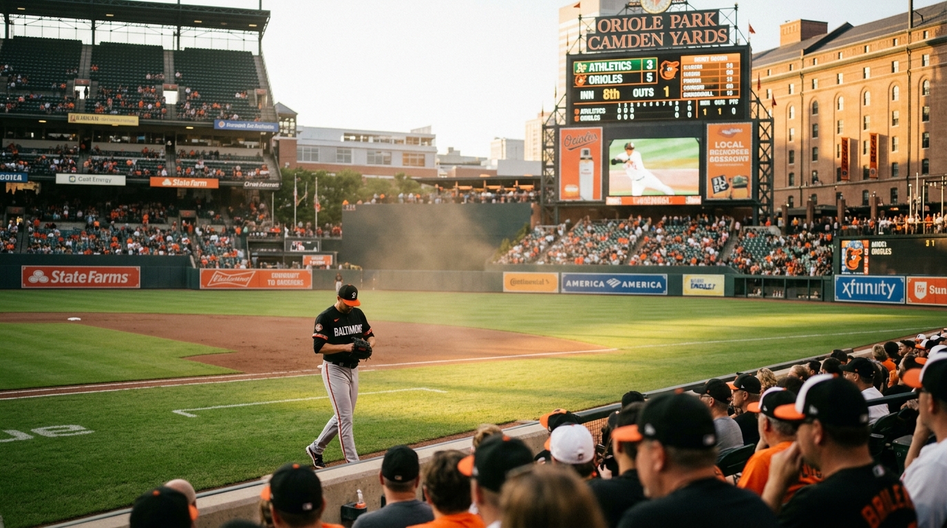 Orioles Bullpen Steers Through Trouble for Gritty 5-3 Win Over Athletics