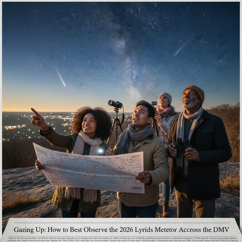 Gazing Up: How to Best Observe the 2026 Lyrids Meteor Shower Across the DMV