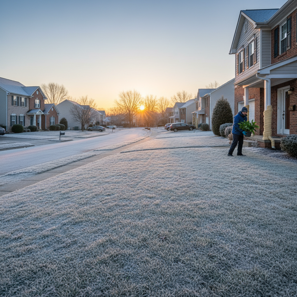 Freeze Warning Issued for DC Region Tuesday Morning, Residents Urged to Prepare