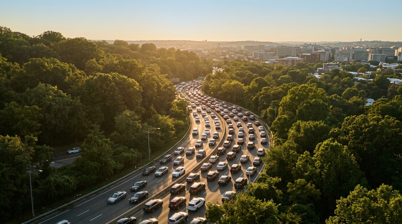 Rock Creek Parkway Commute Snarled as NPS Reportedly Flips Lanes Early