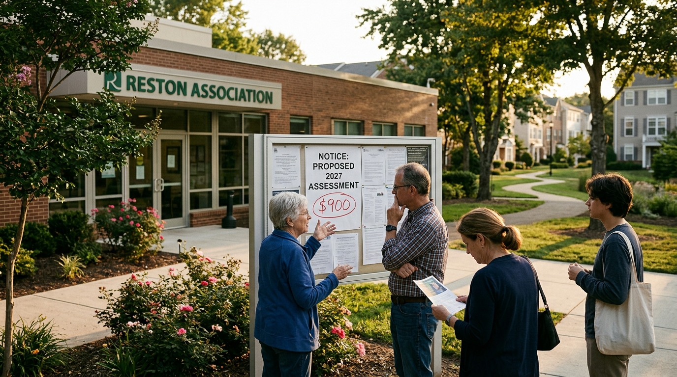 Reston Association Members Face Potential $900 Assessment Under Proposed 2027 Budget