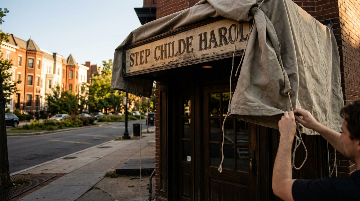 Curtain Falls on Step Childe Harold? Dupont Circle Pub's Sign Covered, New Eatery Hinted