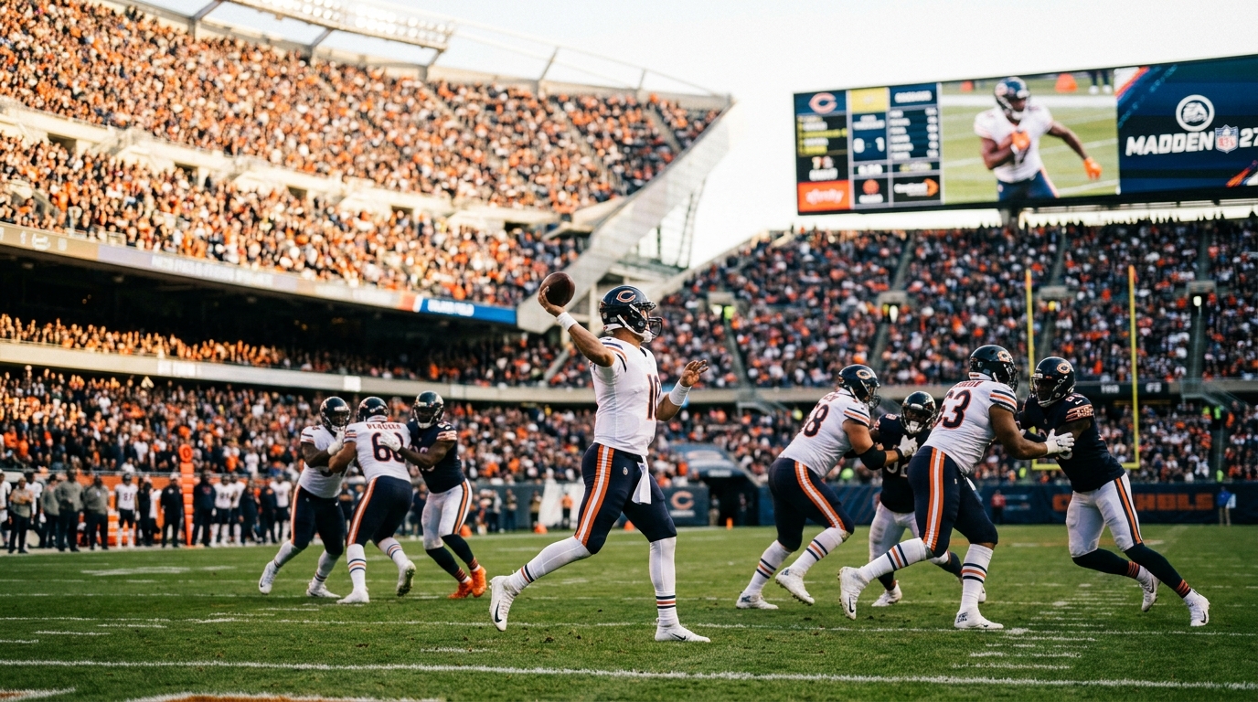 Caleb Williams Lands Coveted Madden NFL 27 Cover, First Chicago Bear to Achieve Honor