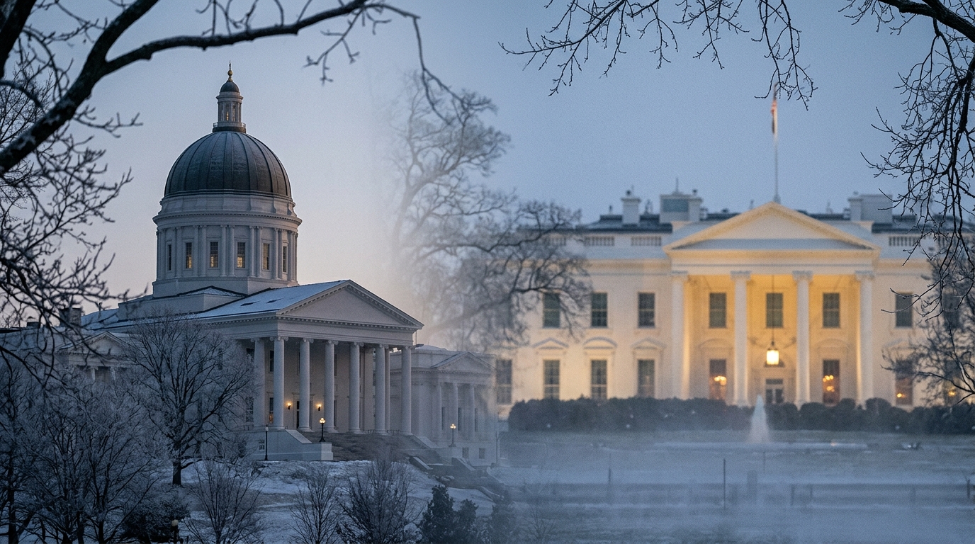 Virginia Redistricting Defeat Cools Youngkin's White House Ties