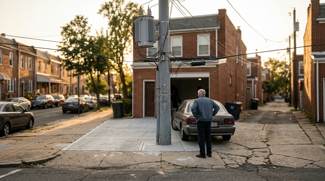 DC Homeowner Faces Driveway Dilemma: Light Pole Blocks Access, DDOT Cites Public Alley