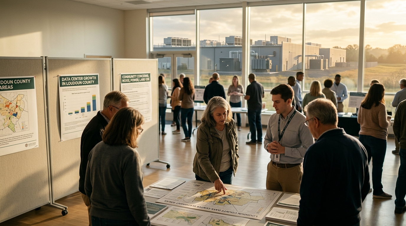 Loudoun County Hosts Open Houses to Tackle Data Center Concerns